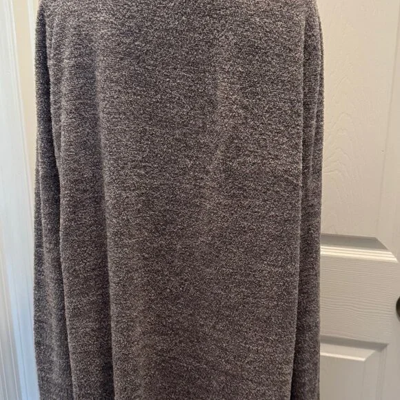 Barefoot Dreams Cozychic Lite L/XL Women's Cardigan, Gray - Picture 3 of 5